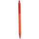 aerial view a orange barrel & red trim bic clic pen, image 1 of 2