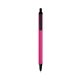 a pink barrel & black trim bic clic pen