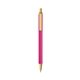 a pink barrel & cream trim bic clic pen