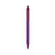 a purple barrel & burgundy trim bic clic pen