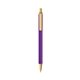 a purple barrel & cream trim bic clic pen