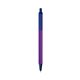 a purple barrel & navy trim bic clic pen