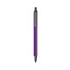 a purple barrel & slate trim bic clic pen