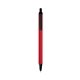 a red barrel & black trim bic clic pen