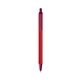 a red barrel & burgundy trim bic clic pen