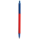 a red barrel & cobalt trim bic clic pen