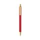 a red barrel & cream trim bic clic pen