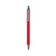 a red barrel & silver trim bic clic pen