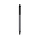 a silver barrel & black trim bic clic pen