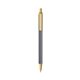 a silver barrel & cream trim bic clic pen
