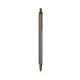 a silver barrel & metallic sand trim bic clic pen