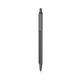 a silver barrel & slate trim bic clic pen