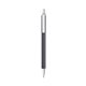 a slate barrel & clear trim bic clic pen