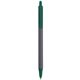 a slate barrel & forest green trim bic clic pen