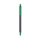 a slate barrel & green trim bic clic pen
