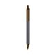 a slate barrel & metallic brown trim bic clic pen