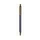 a slate barrel & metallic sand trim bic clic pen