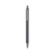 a slate barrel & silver trim bic clic pen