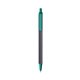 a slate barrel & teal trim bic clic pen