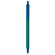 a teal barrel & cobalt trim bic clic pen
