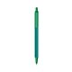 a teal barrel & green trim bic clic pen