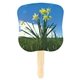 Promotional Stock Design Hand Fan - Daffodils