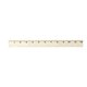 Promotional School BusSafety U Color Rulers - Natural wood finish