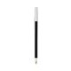 a black barrel & clear trim bic round stic ballpoint pen - promotional pens