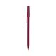 a burgundy barrel & burgundy trim bic round stic ballpoint pen - promotional pens