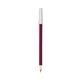 a burgundy barrel & clear trim bic round stic ballpoint pen - promotional pens