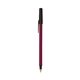 a burgundy barrel & espresso trim bic round stic ballpoint pen - promotional pens