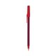 a burgundy barrel & red trim bic round stic ballpoint pen - promotional pens