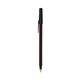 a espresso barrel & black trim bic round stic ballpoint pen - promotional pens
