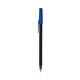 a espresso barrel & cobalt trim bic round stic ballpoint pen - promotional pens