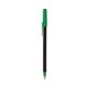 a espresso barrel & green trim bic round stic ballpoint pen - promotional pens
