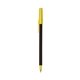 a espresso barrel & yellow trim bic round stic ballpoint pen - promotional pens