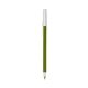 a metallic green barrel & clear trim bic round stic ballpoint pen - promotional pens
