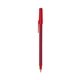 a metallic red barrel & red trim bic round stic ballpoint pen - promotional pens