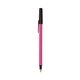 a pink barrel & espresso trim bic round stic ballpoint pen - promotional pens