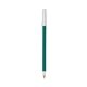 a teal barrel & clear trim bic round stic ballpoint pen - promotional pens