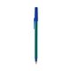 a teal barrel & cobalt trim bic round stic ballpoint pen - promotional pens