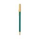 a teal barrel & cream trim bic round stic ballpoint pen - promotional pens