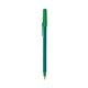 a teal barrel & green trim bic round stic ballpoint pen - promotional pens