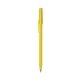 a yellow barrel & yellow trim bic round stic ballpoint pen - promotional pens