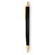 a black barrel & cream trim tri - stic(r) multi - color promotional pen