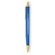 a blue barrel & cream trim tri - stic(r) multi - color promotional pen