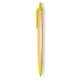 a cream barrel & yellow trim tri - stic(r) multi - color promotional pen