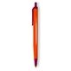 a orange barrel & burgundy trim tri - stic(r) multi - color promotional pen