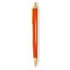 a orange barrel & cream trim tri - stic(r) multi - color promotional pen