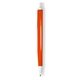 a orange barrel & white trim tri - stic(r) multi - color promotional pen